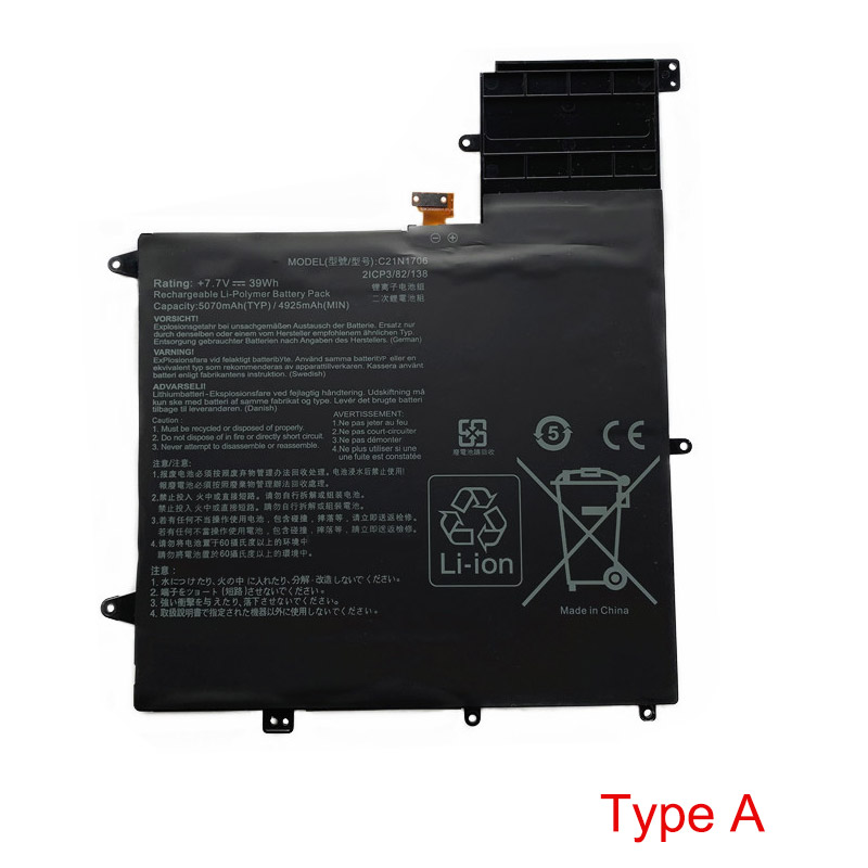 Compatible Notebook Akku ASUS  for UX370UA-C4136T 