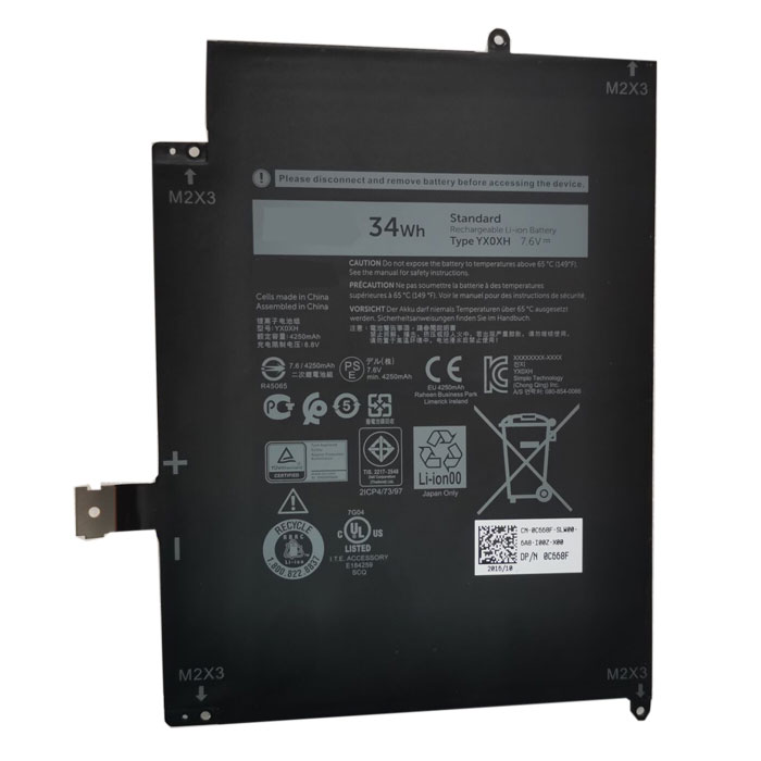 Compatible Notebook Akku DELL  for 0WYCVV 
