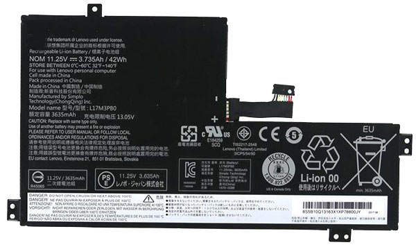 Compatible Notebook Akku LENOVO  for L17L3PB0 