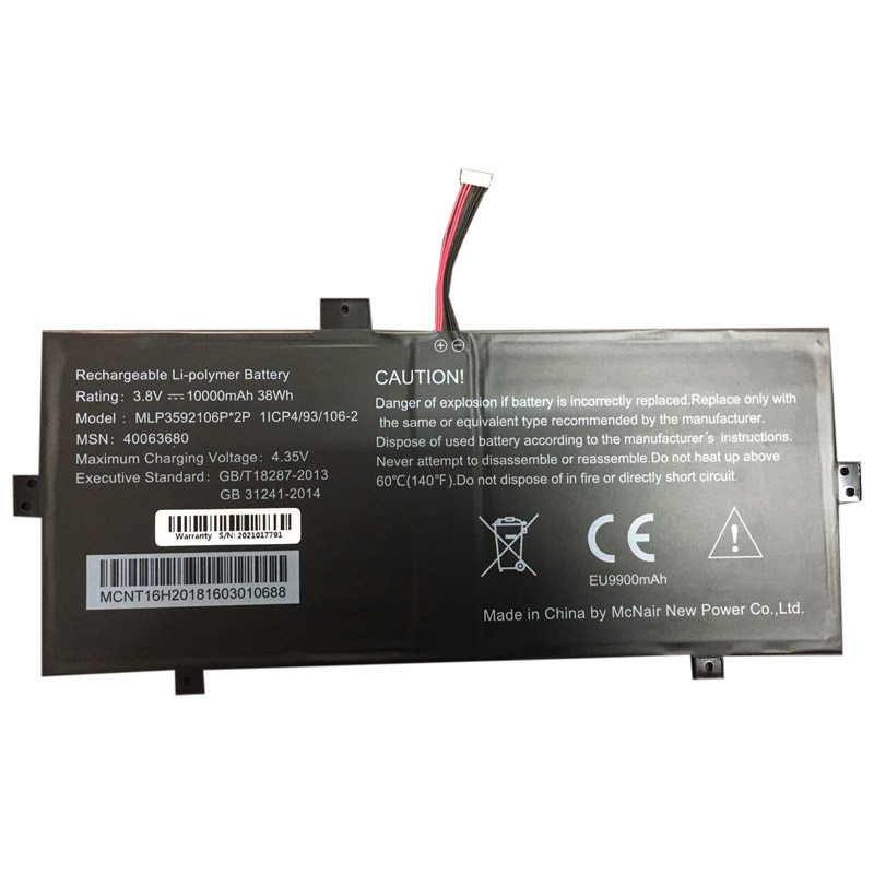 Compatible Notebook Akku Medion  for MLP3592106P 