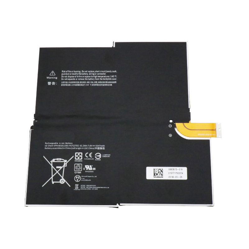 Compatible Notebook Akku Microsoft  for Surface pro3 1631 