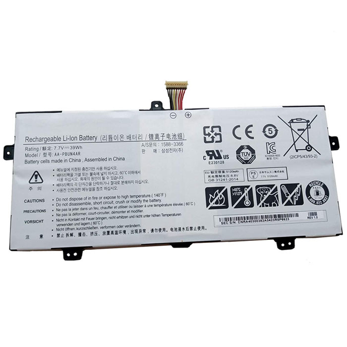 Compatible Notebook Akku samsung  for Notebook 9 Spin 940X3L 